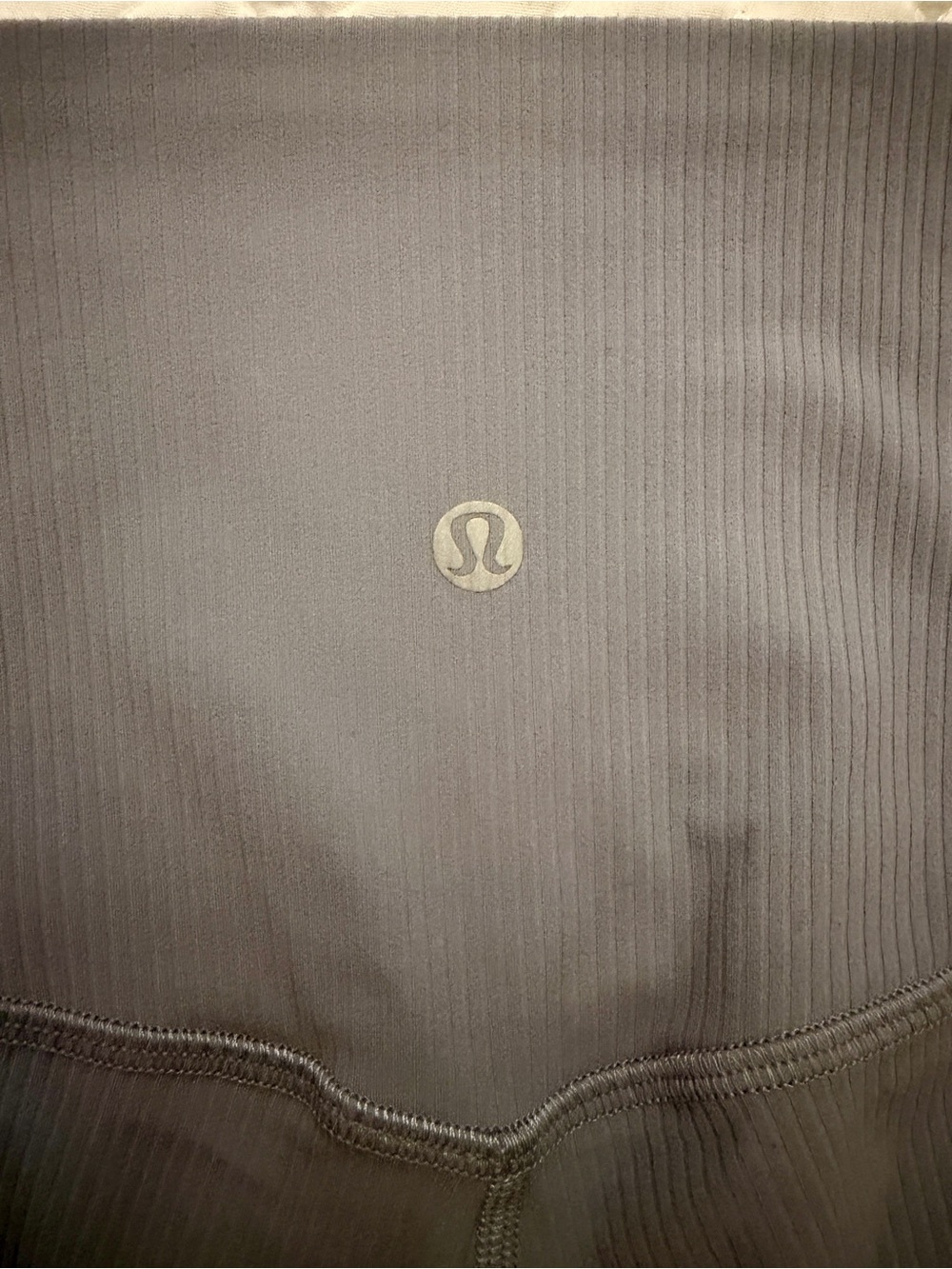 Lululemon Ribbed Full-Length Leggings – Light Blue – Size 4 - Picture 6 of 6